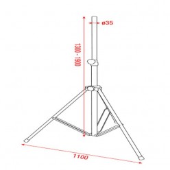 Showgear D8600 Mammoth Speaker Stand